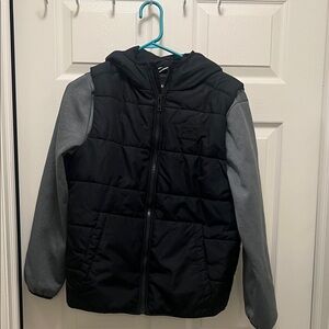 Under Armour Kids Black and Gray Puffer Jacket